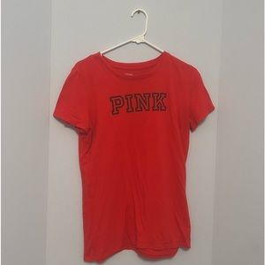 PINK red tee